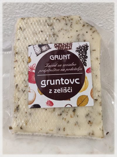 Gruntovc z zelišči (mediteranska zelišča - koper, origano...) - 330 g do 350 g