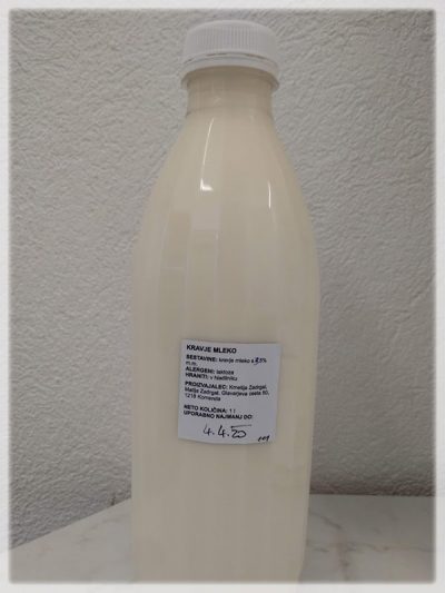 Sveže mleko nad 3,5 m.m. - 1 l