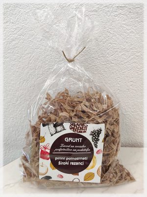 Pirini polnozrnati, široki rezanci - 350 g
