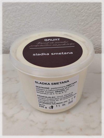 Sladka smetana - 250 ml